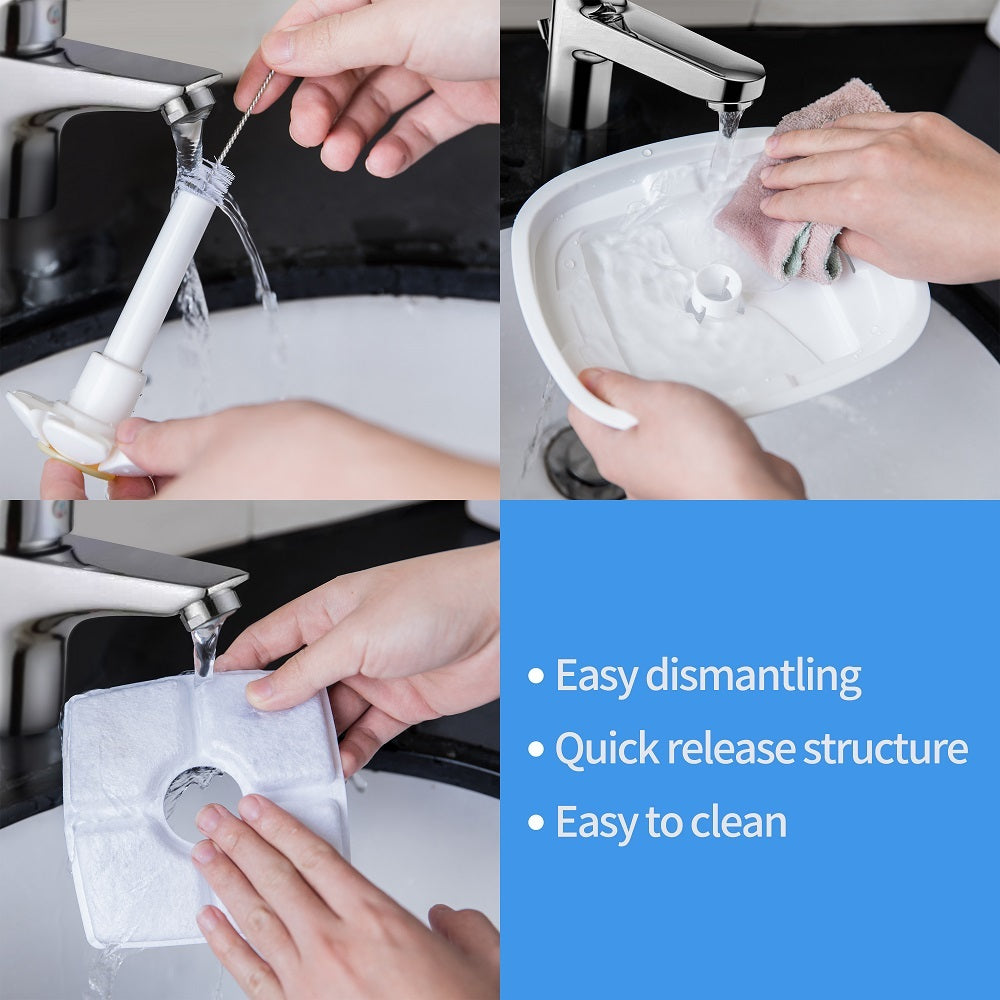 YES4PETS 2.5L Automatic Electric Pet Water Fountain Dog Cat Water Feeder Bowl Dispenser 17x Filters