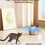 YES4PETS 3.2L Wireless Sensor Automatic Electric Pet Dog Cat Water Fountain Stainless Steel with 13 Filters