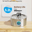 YES4PETS 3.2L Wireless Sensor Automatic Electric Pet Dog Cat Water Fountain Stainless Steel with 13 Filters