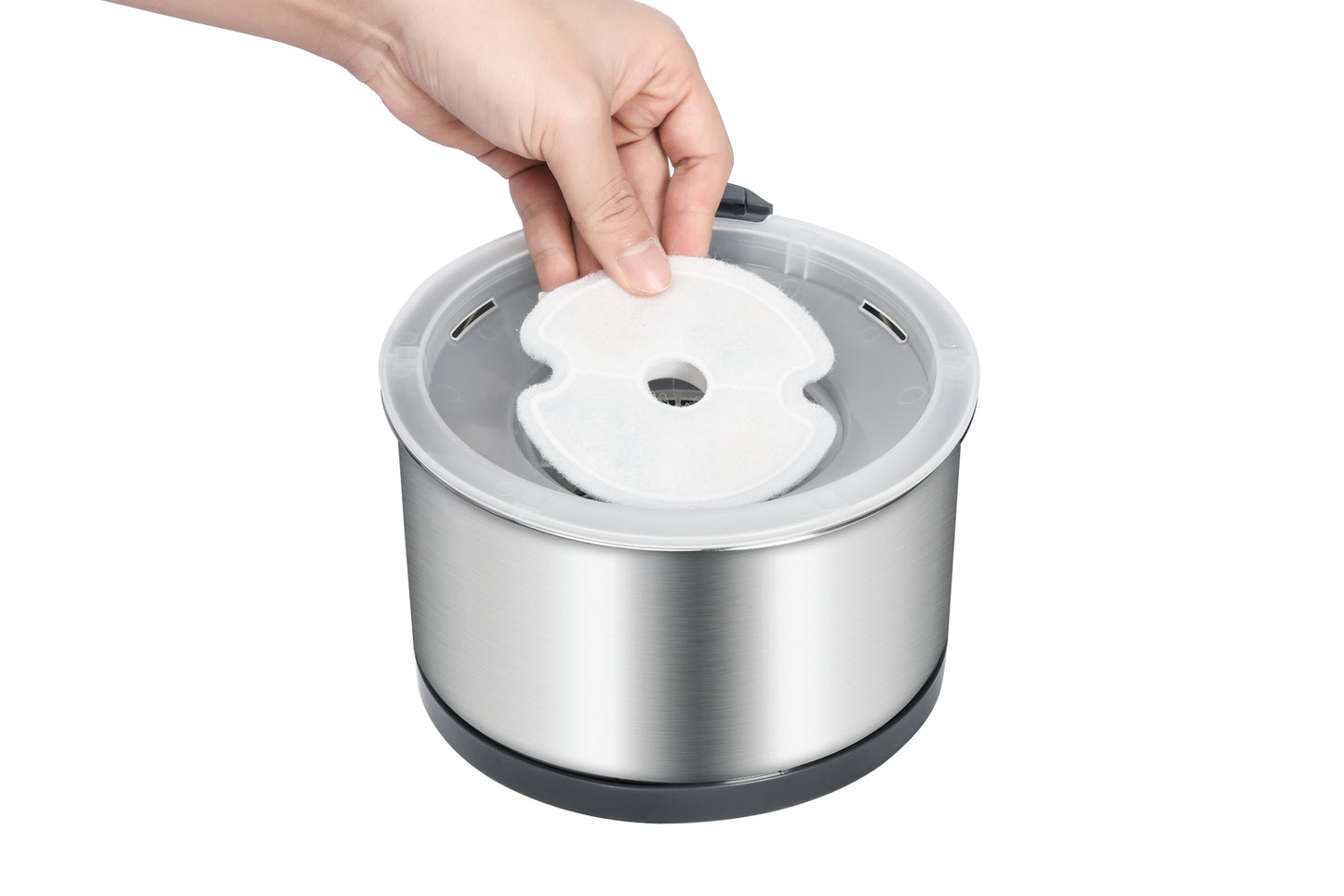 YES4PETS Automatic Electric Pet Water Fountain Dog Cat Stainless Steel Feeder Bowl Dispenser 9x Filters