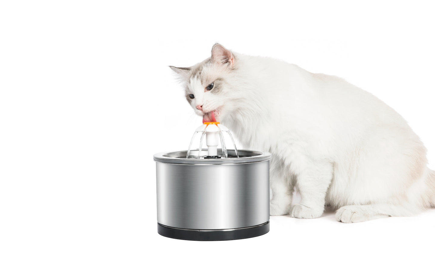 YES4PETS Automatic Electric Pet Water Fountain Dog Cat Stainless Steel Feeder Bowl Dispenser 9x Filters