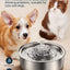 YES4PETS 2L Automatic Electric Pet Water Fountain Dog Cat Stainless Steel Feeder Bowl Dispenser