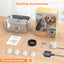YES4PETS 3.2L Automatic Electric Pet Water Fountain Dog Cat Stainless Steel Feeder Dispenser T Faucet