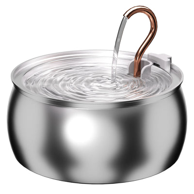 4L Automatic Electric Pet Water Fountain Dog Cat Stainless Steel Dispenser Drink Bowl