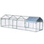 YES4PETS 4M Large Outdoor Chicken Coop Pet Cage Cat Run Rabbit Guinea Pig Hen Poultry Enclosure