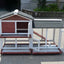 YES4PETS Double Storey XL Rabbit Hutch Guinea Pig Cat Cage Ferret Cage