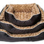 YES4PETS Medium Washable Soft Pet Dog Puppy Cat Bed Cushion Mattress-Blue / Brown