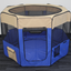 YES4PETS 75 cm Foldable Large Blue Dog Puppy Rabbit Soft Cat Playpen Enclosure