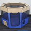 YES4PETS 75 cm Foldable Large Blue Dog Puppy Rabbit Soft Cat Playpen Enclosure