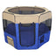 YES4PETS 75 cm Foldable Large Blue Dog Puppy Rabbit Soft Cat Playpen Enclosure