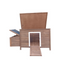 YES4PETS L Chicken Coop Rabbit Hutch Cage Hen Chook Cat Guinea Pig House