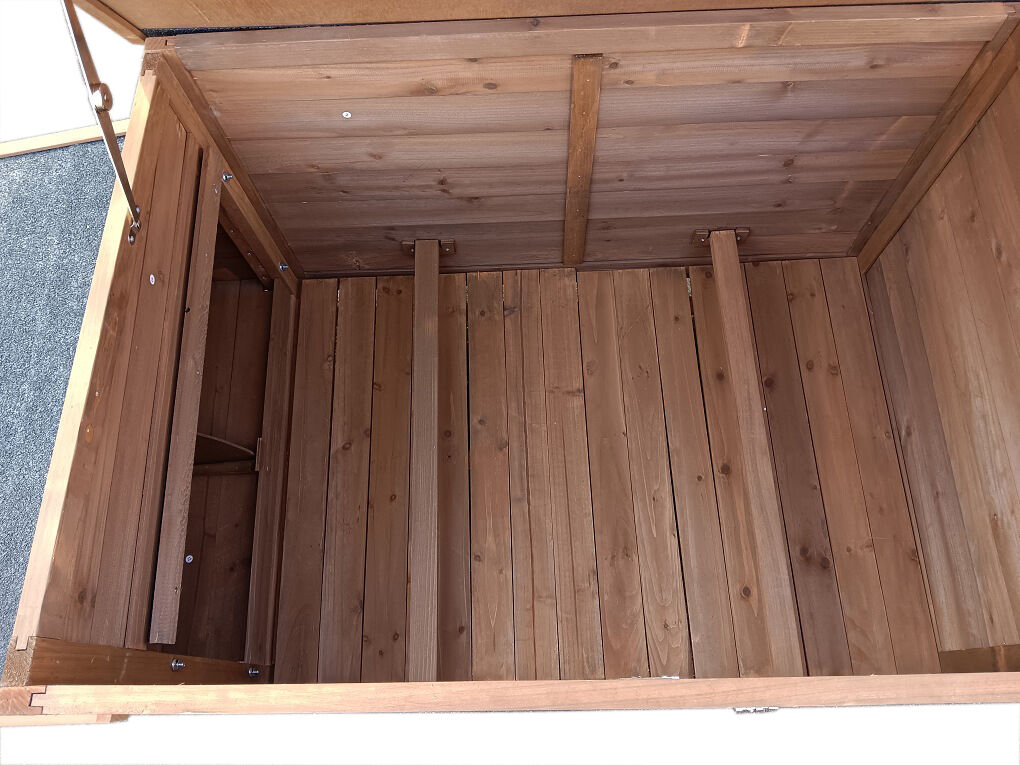 YES4PETS L Chicken Coop Rabbit Hutch Cage Hen Chook Cat Guinea Pig House