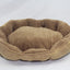YES4PETS Washable Beige / Grey / Red Fleece Soft Pet Dog Cat Bed-Large
