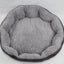 YES4PETS Washable Beige / Grey / Red Fleece Soft Pet Dog Cat Bed-Large
