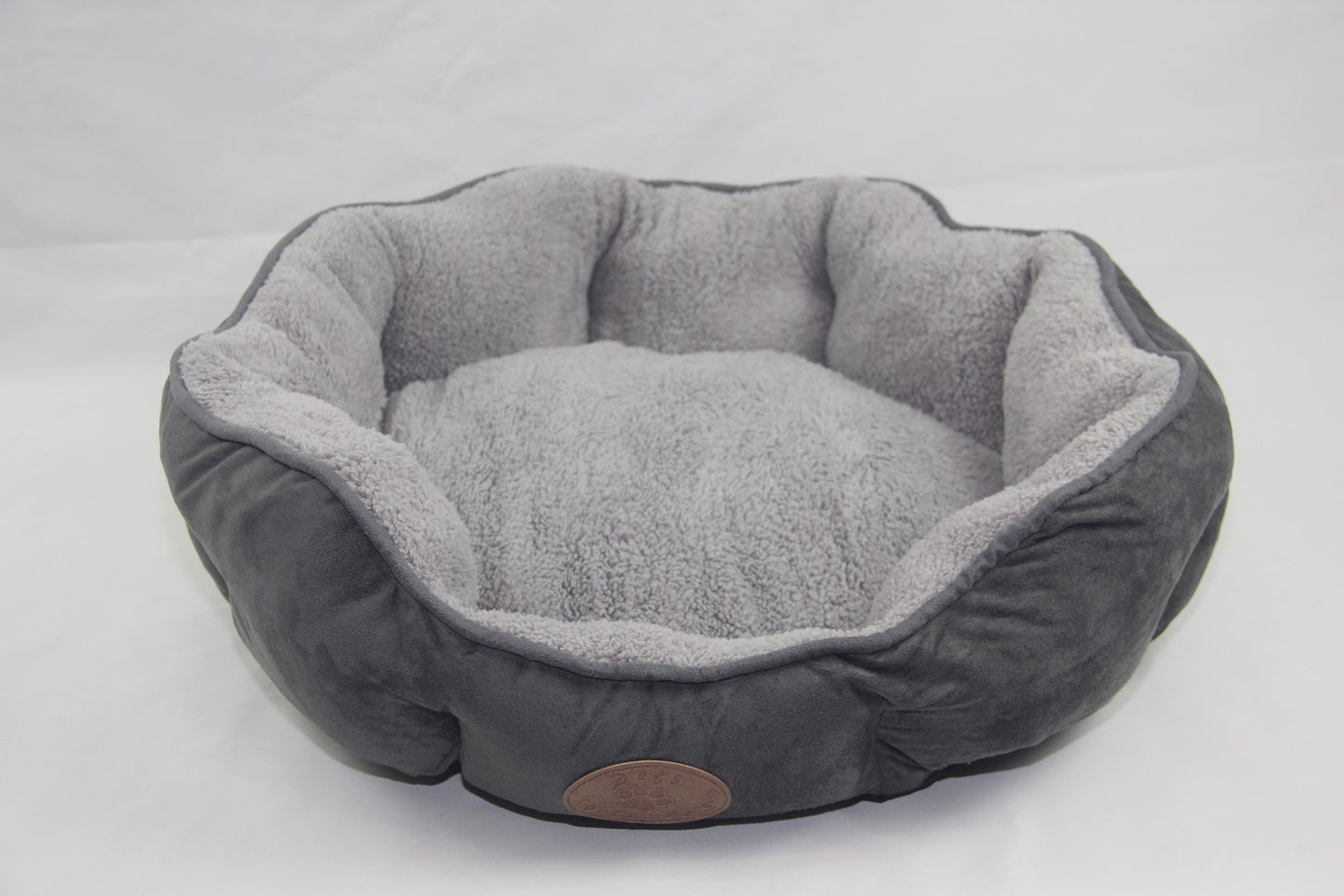 YES4PETS Washable Red / Grey / Beige Fleece Pet Dog Cat Soft Bed-Medium