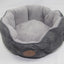 YES4PETS Washable Blue / Grey Pet Dog Fleece Pet Soft Dog Cat Bed-Small