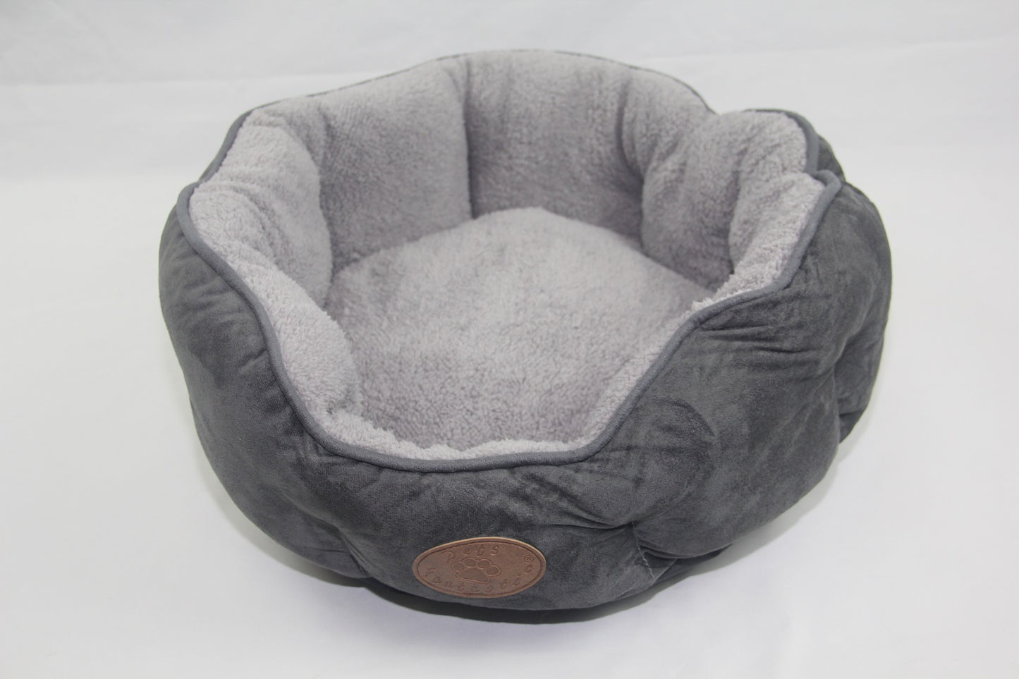 YES4PETS Washable Blue / Grey Pet Dog Fleece Pet Soft Dog Cat Bed-Small
