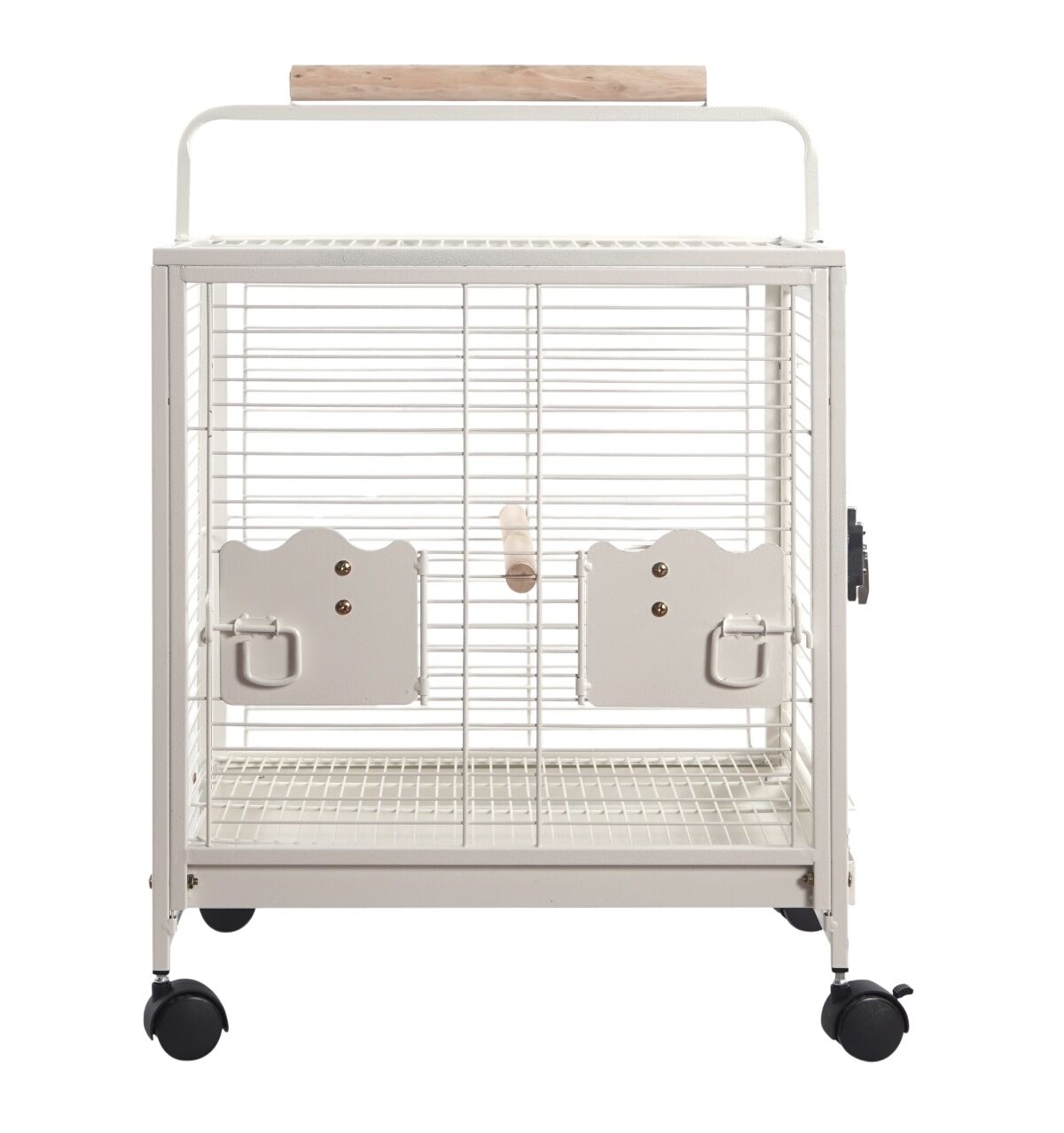 YES4PETS Small Bird Transport Budgie Cage Parrot Aviary Carrier With Wheel