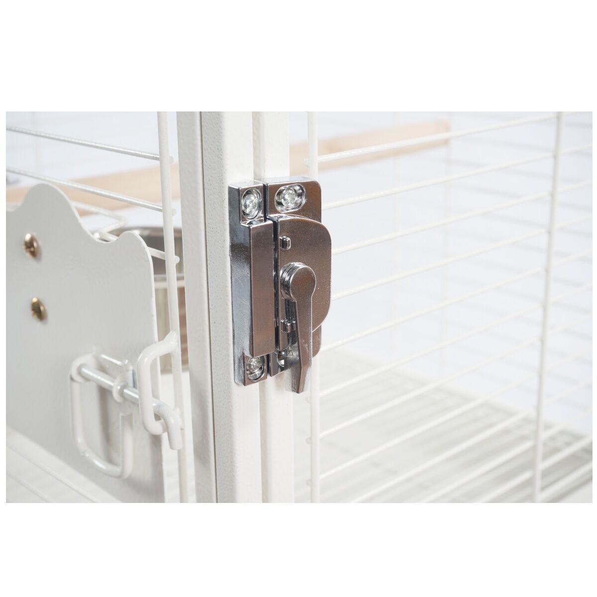 YES4PETS Small Bird Transport Budgie Cage Parrot Aviary Carrier With Wheel