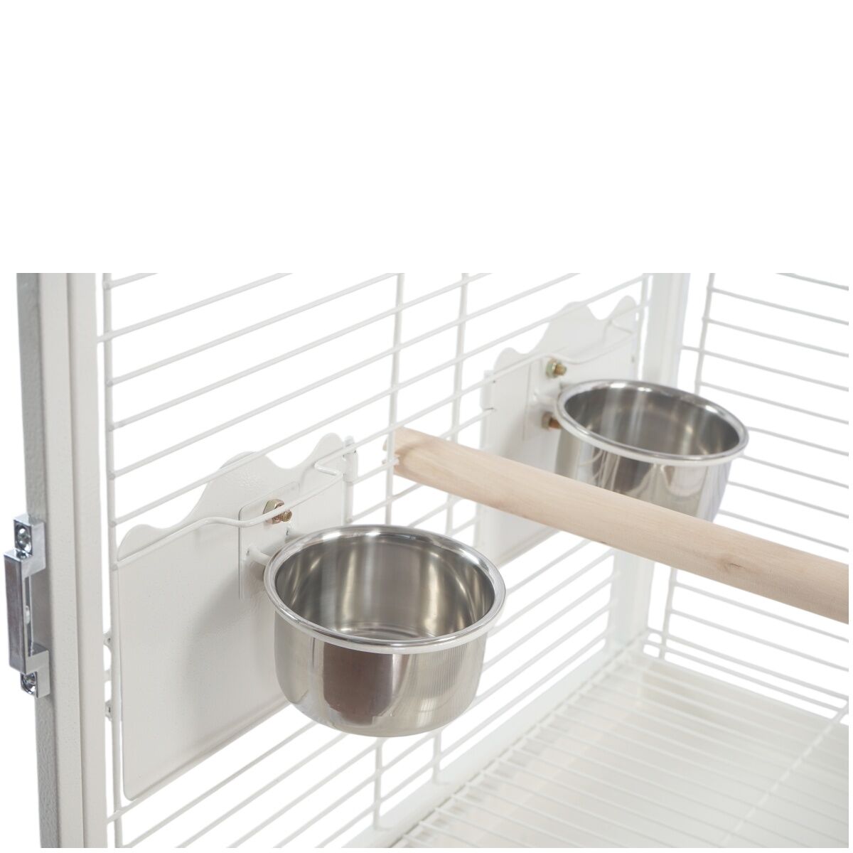 YES4PETS Small Bird Transport Budgie Cage Parrot Aviary Carrier With Wheel