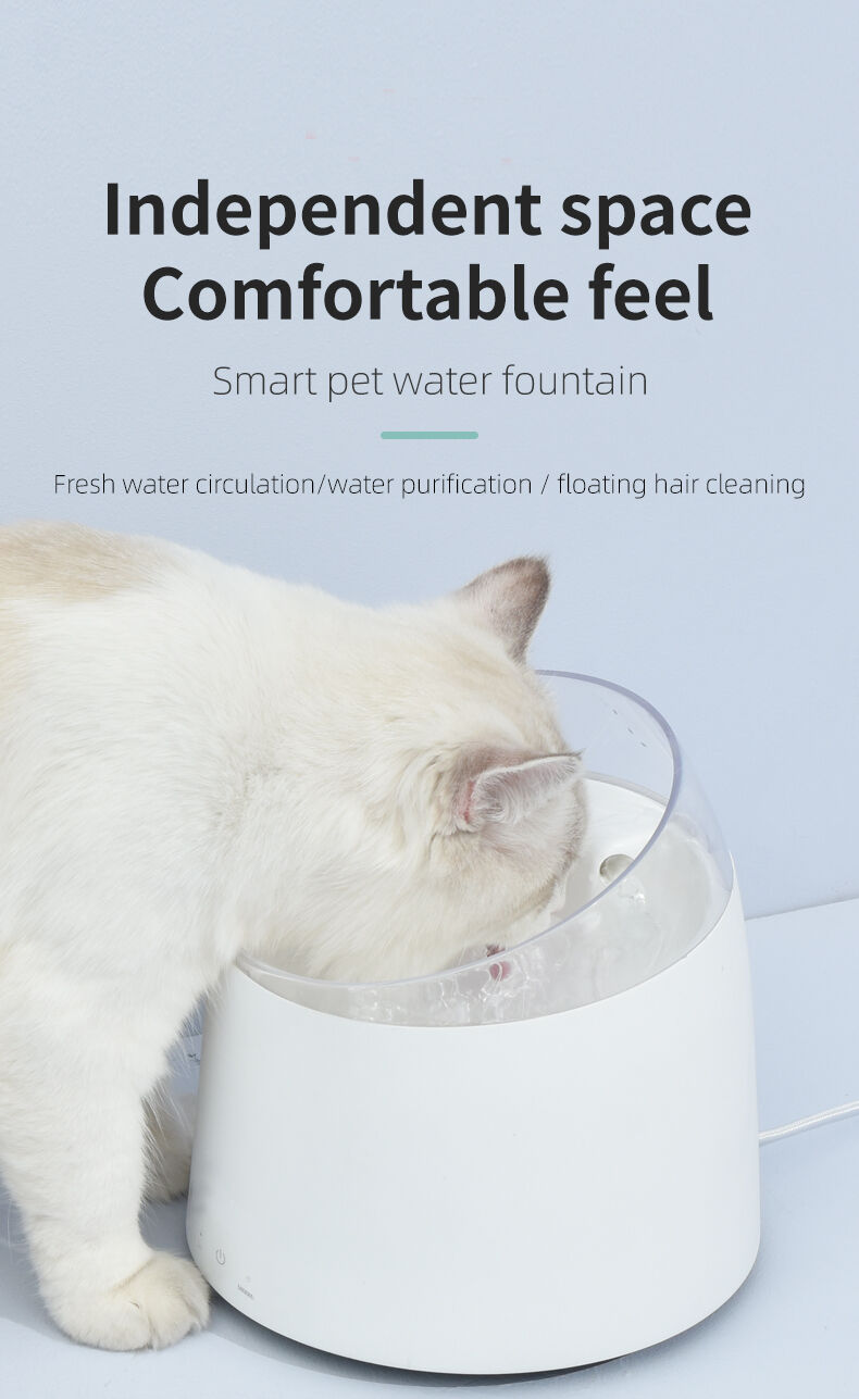 Electric Pet Dog Cat Automatic Self-Clean Water Fountain 1.5L 9 x Filters