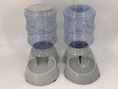 YES4PETS 3.8 L Gravity Pet Dog Cat Guinea Pig Water and Food Feeder Bowl Dispenser