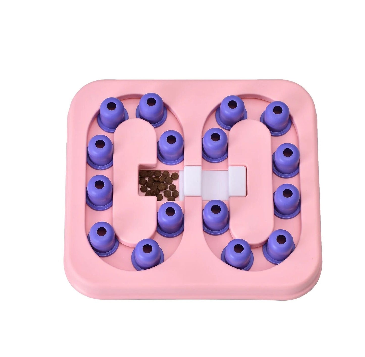YES4PETS Dog Interactive Slide Square Toy Fun Pet Puppy Smart Training Treat Hiding Game Toys Slow Feed Anti Gulp