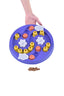 YES4PETS Dog Interactive Slide Round Toy Fun Pet Puppy Smart Training Treat Hiding Game Toys Slow Feed Anti Gulp
