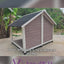 YES4PETS L Timber Pet Dog Kennel House Puppy Wooden Timber Cabin 130x105x100cm